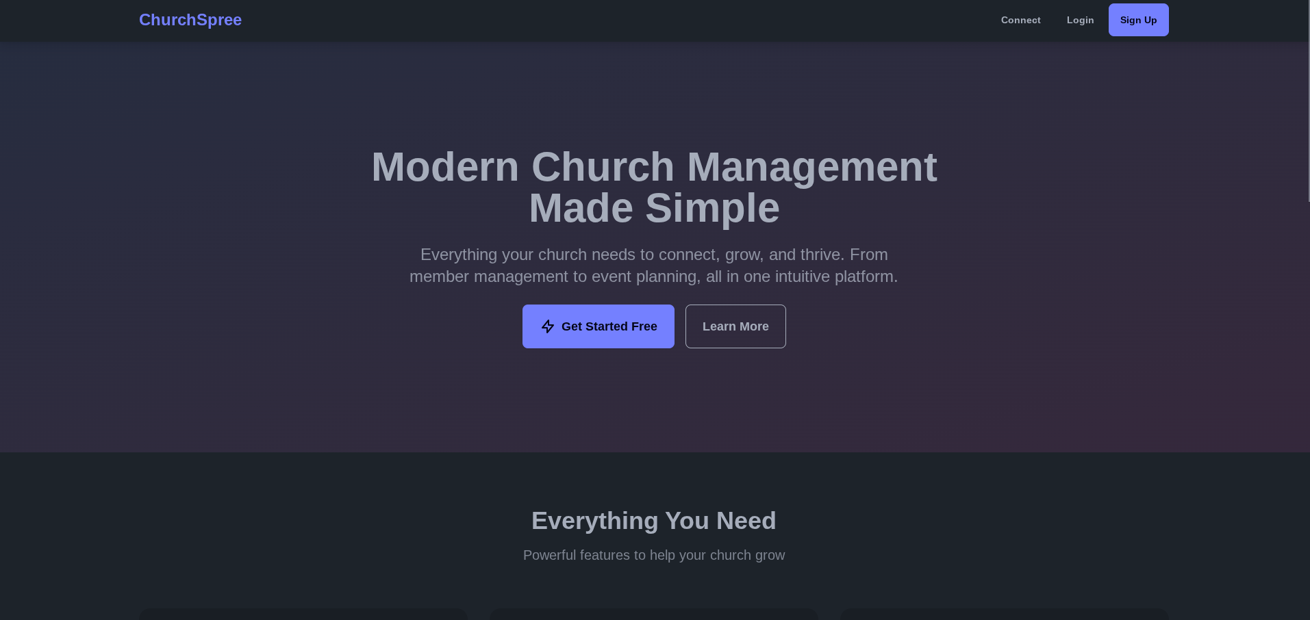 ChurchSpree screenshot 1